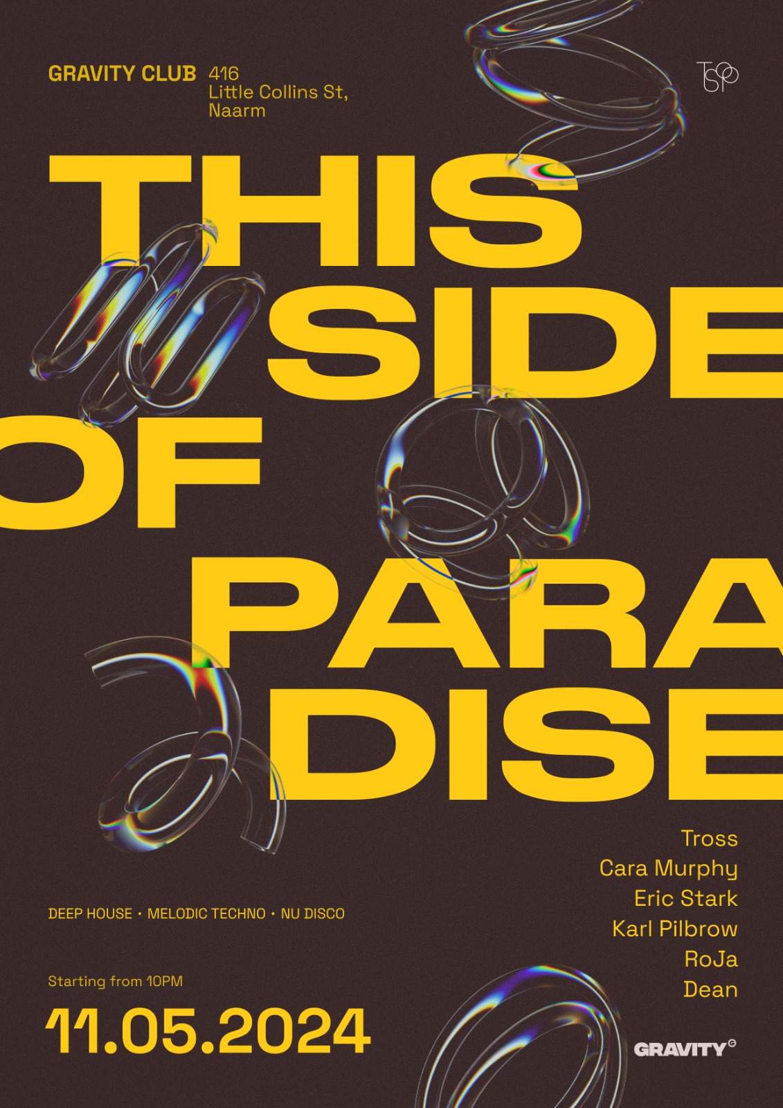 This Side Of Paradise - フライヤー表