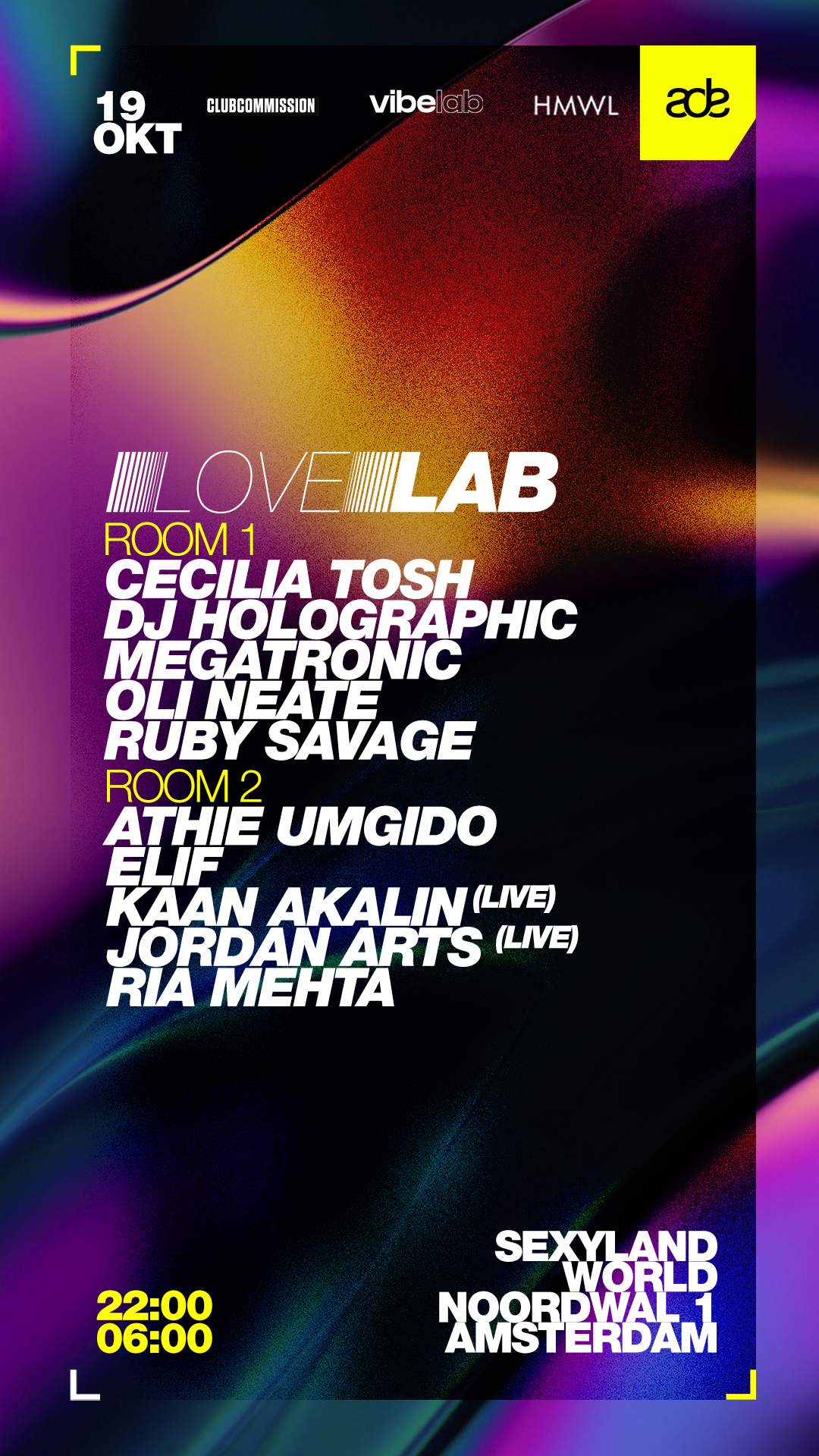 Love Lab at ADE - フライヤー表