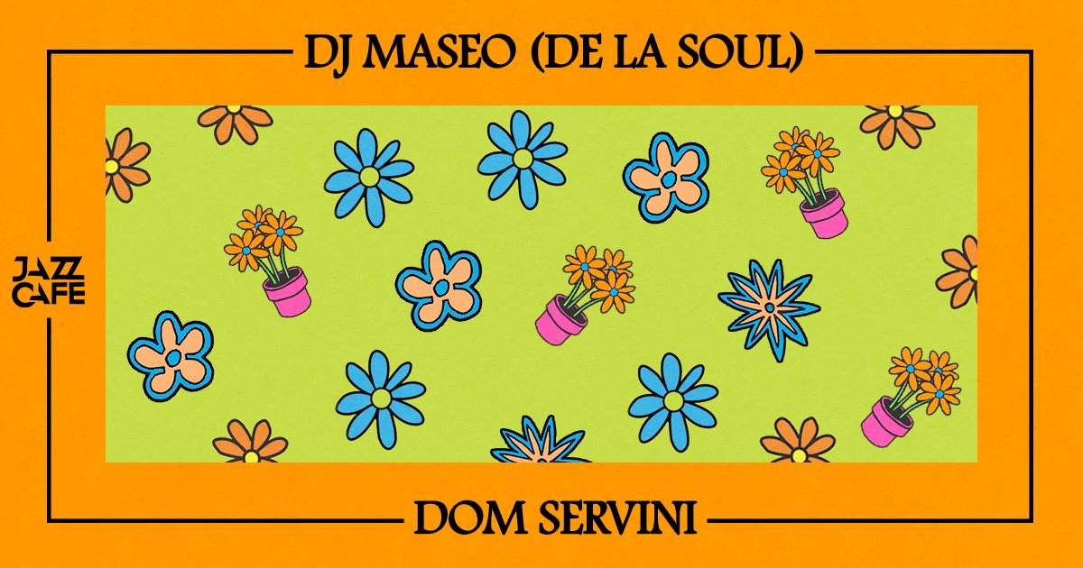 DJ Maseo (De La Soul) - フライヤー表