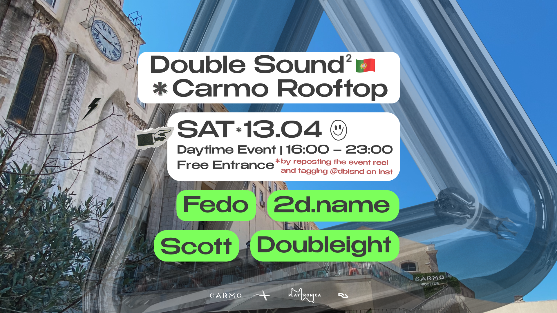 Double Sound² x Carmo Rooftop - Página frontal