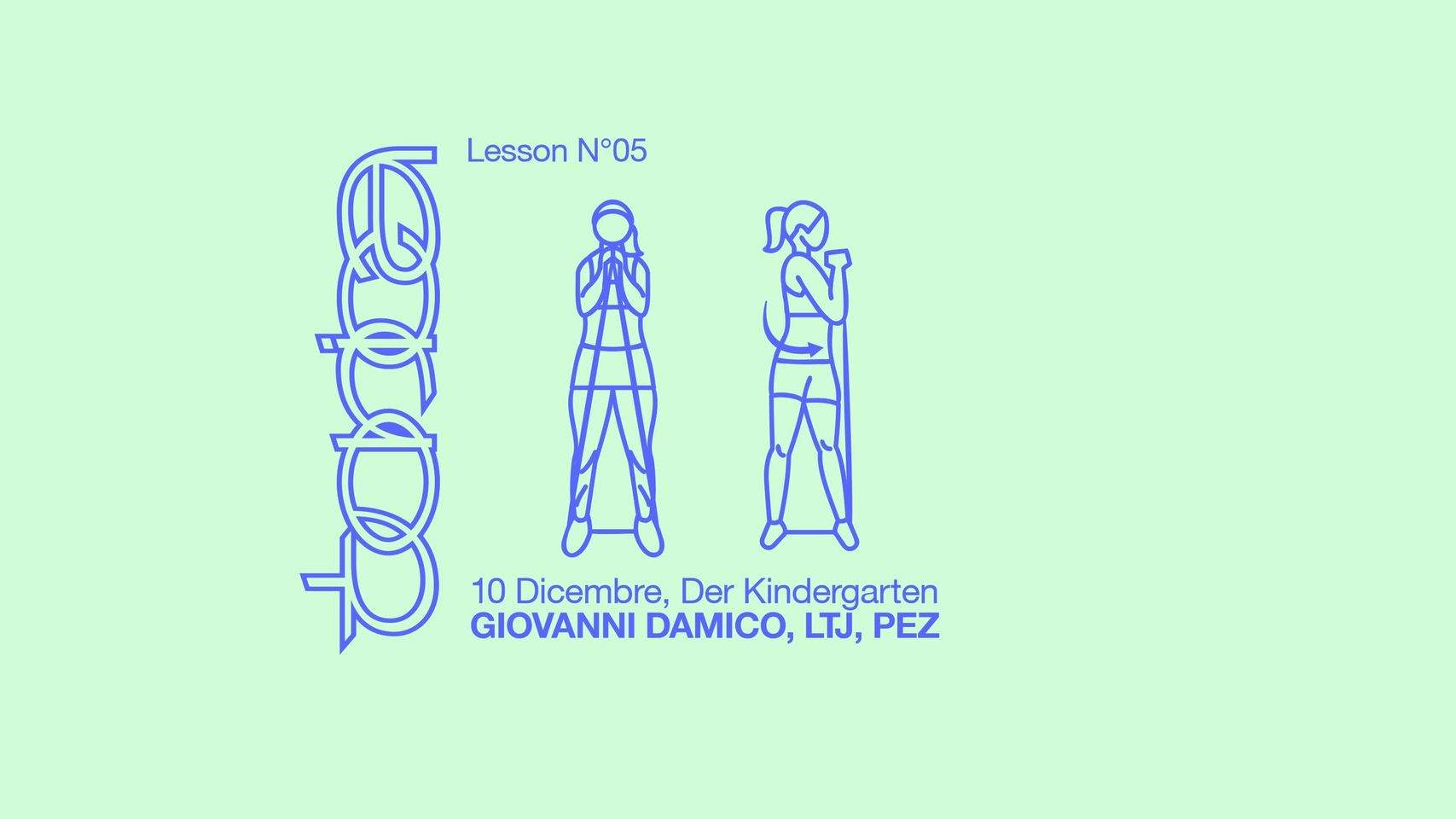 TONICA Lesson n. 5 Pres. Giovanni Damico - LTJ - PEZ - フライヤー表