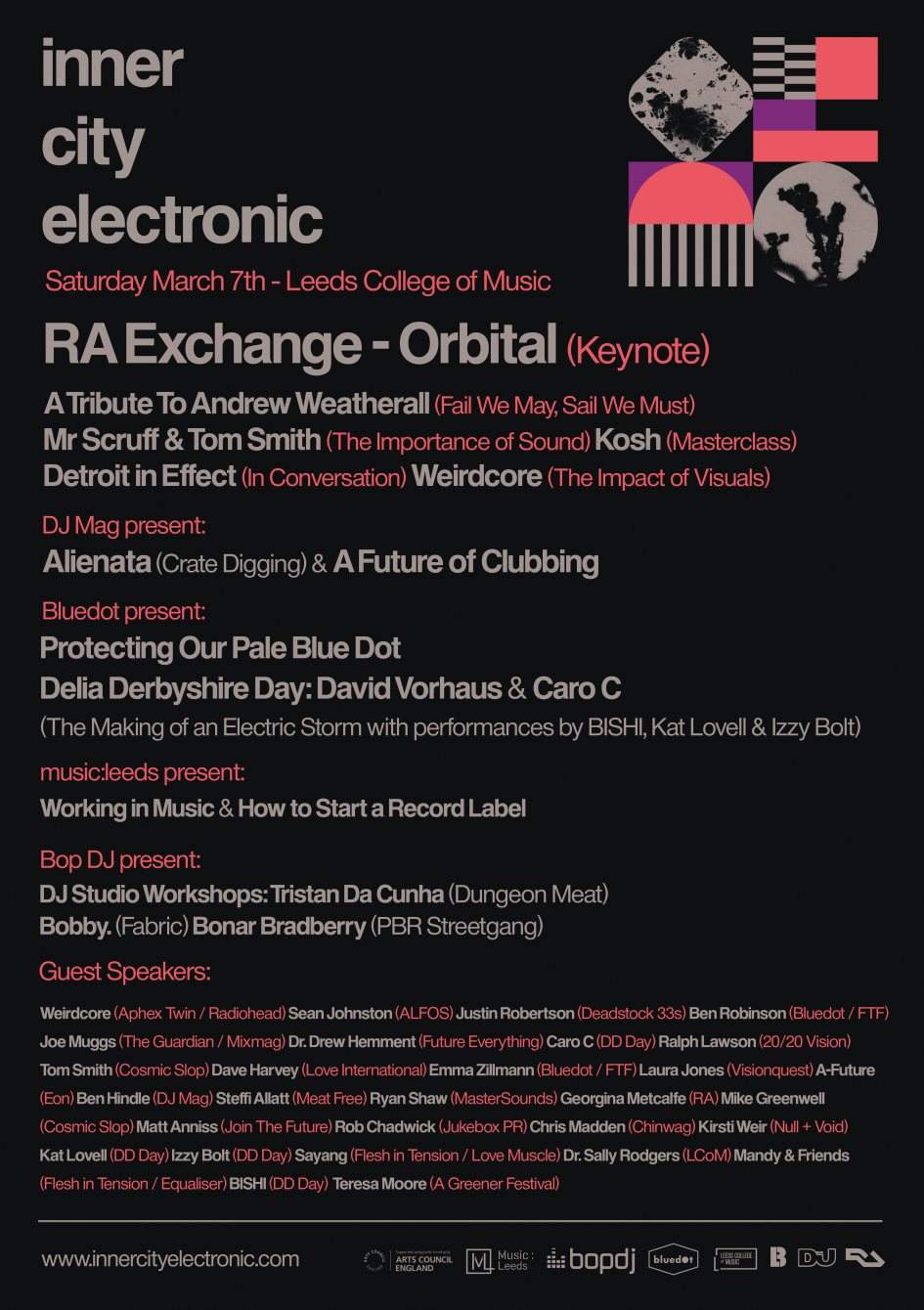 inner city electronic 2020 Conference - フライヤー表
