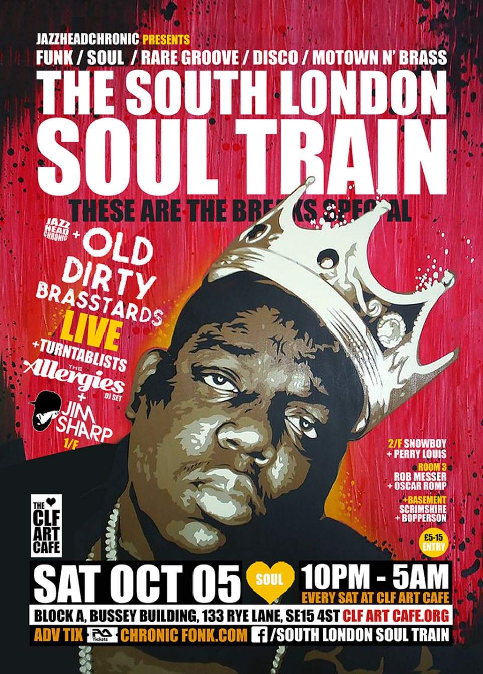 The South London Soul Train with Don't Problem (Live) - More - Página trasera
