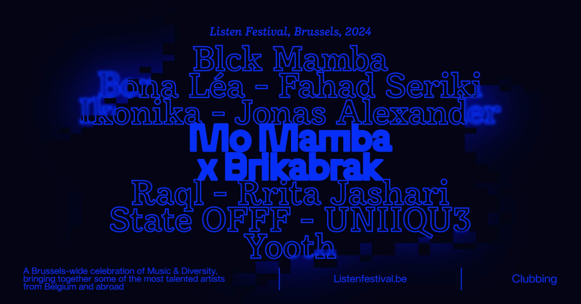 ● Listen x Mo Mamba x Brikabrak - フライヤー表