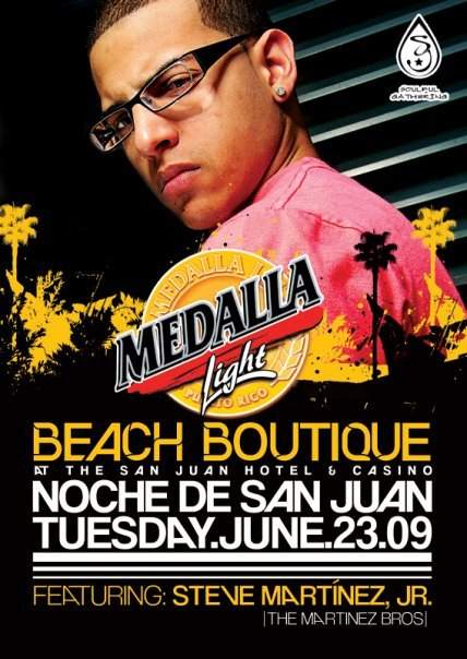 Beach Boutique featuring Steve Martinez Jr - Página frontal
