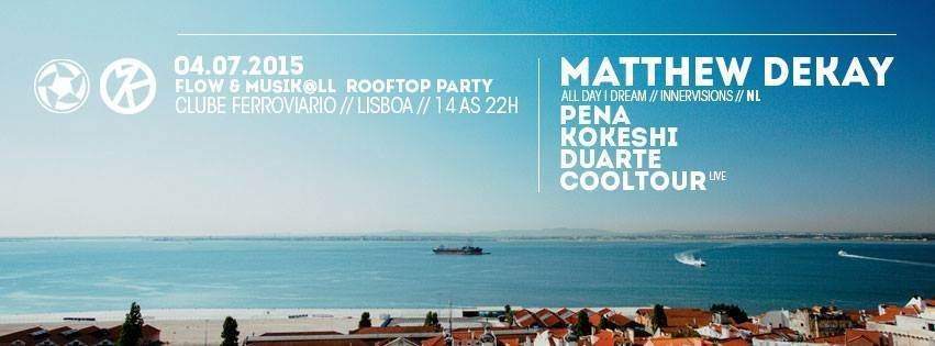 Musik@ll & Flow Records Rooftop Party with Matthew Dekay - Página trasera