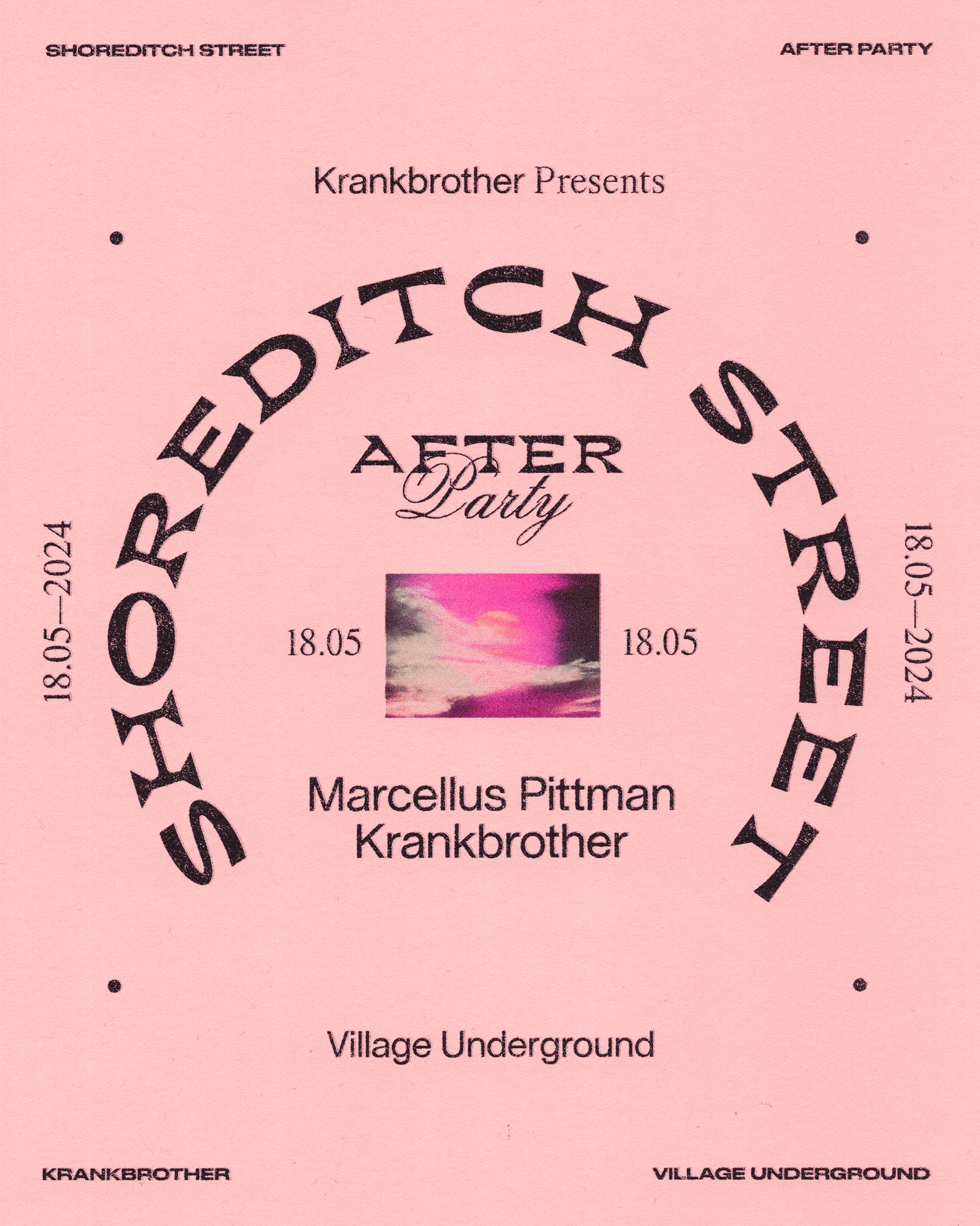 krankbrother presents: Shoreditch Street After Party - フライヤー表