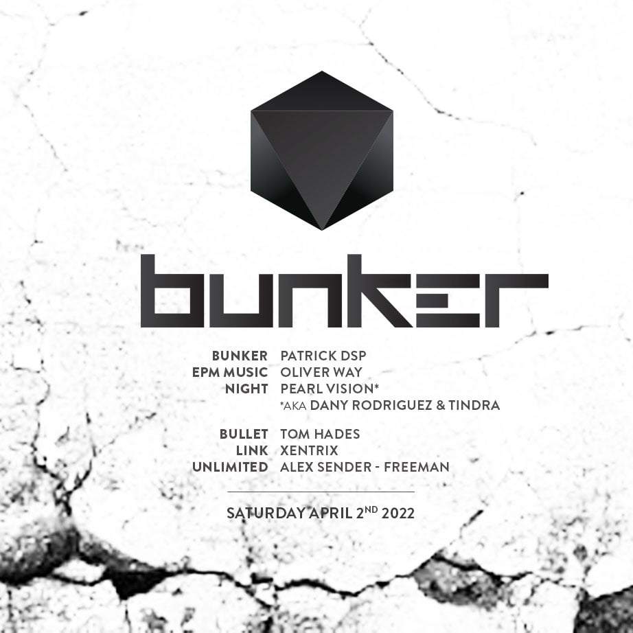 Bunker Liège presents: Epm music & Link unlimited Night - フライヤー表