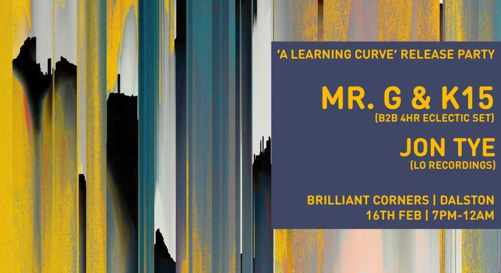 'Mr. G & K15 - A Learning Curve' Release Party - Página frontal