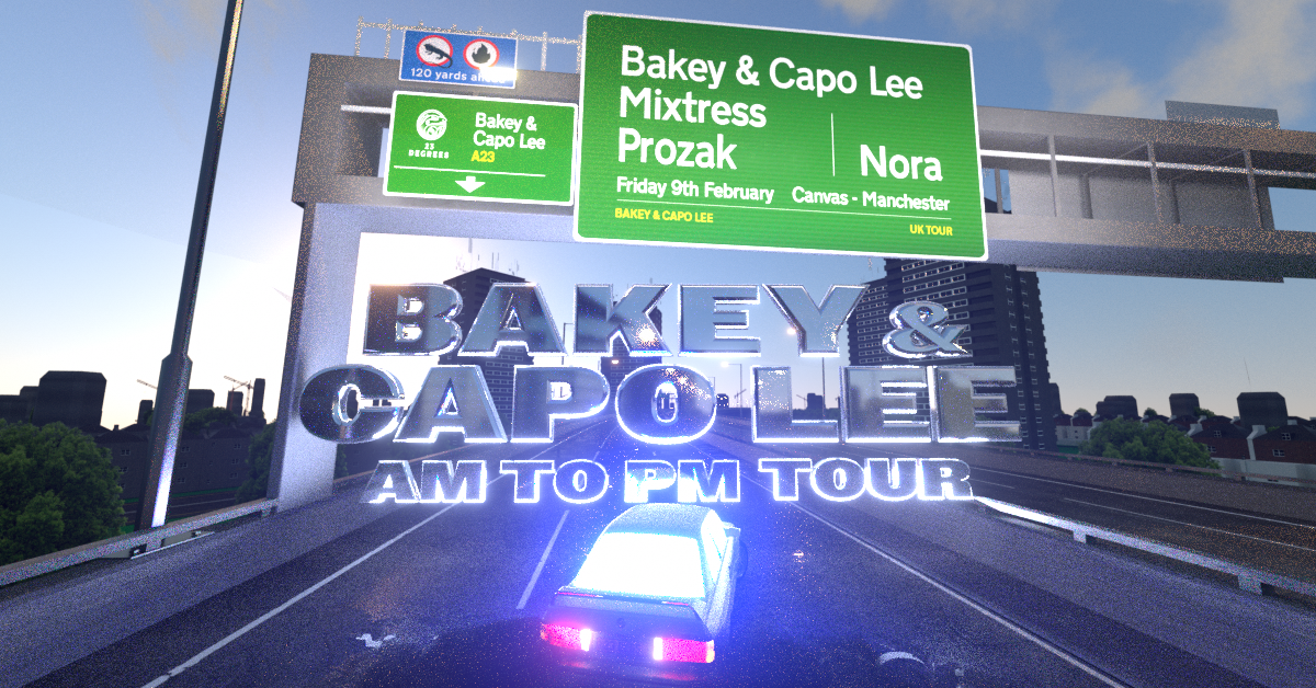 Bakey & Capo Lee - AM to PM Tour: Manchester - 9 Feb - Página frontal