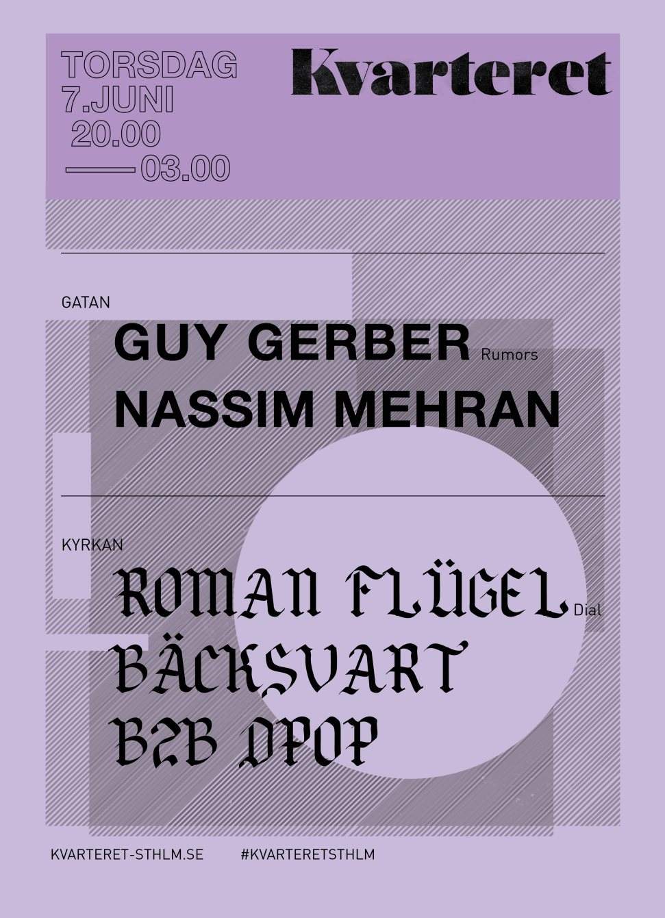 Torsdag with Guy Gerber & Roman Flügel - Página frontal