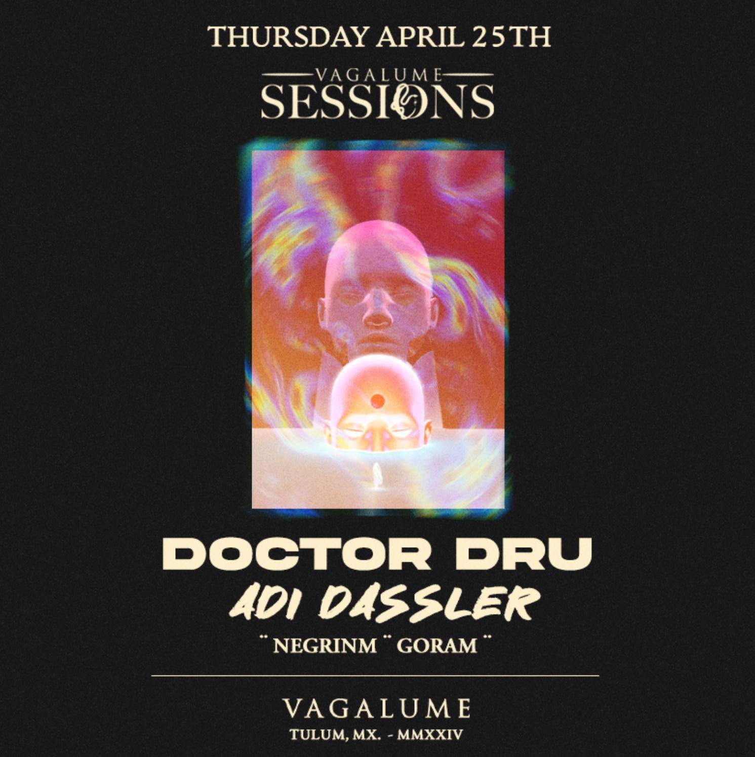 VAGALUME SESSION- Doctor Dru / Adi Dassler - フライヤー表