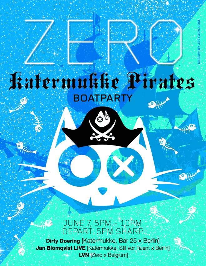 Zero presents... Katermukke Pirates Boat Party (+ Afterparty) - Página frontal