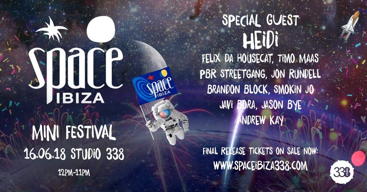 Space Ibiza Mini-Festival - フライヤー表