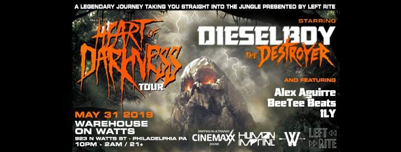 Dieselboy - Heart of Darkness Tour [Philadelphia] - Página frontal