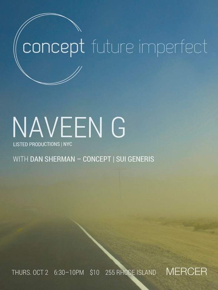 Concept 02 - 'Future Imperfect' by Naveen G - フライヤー表