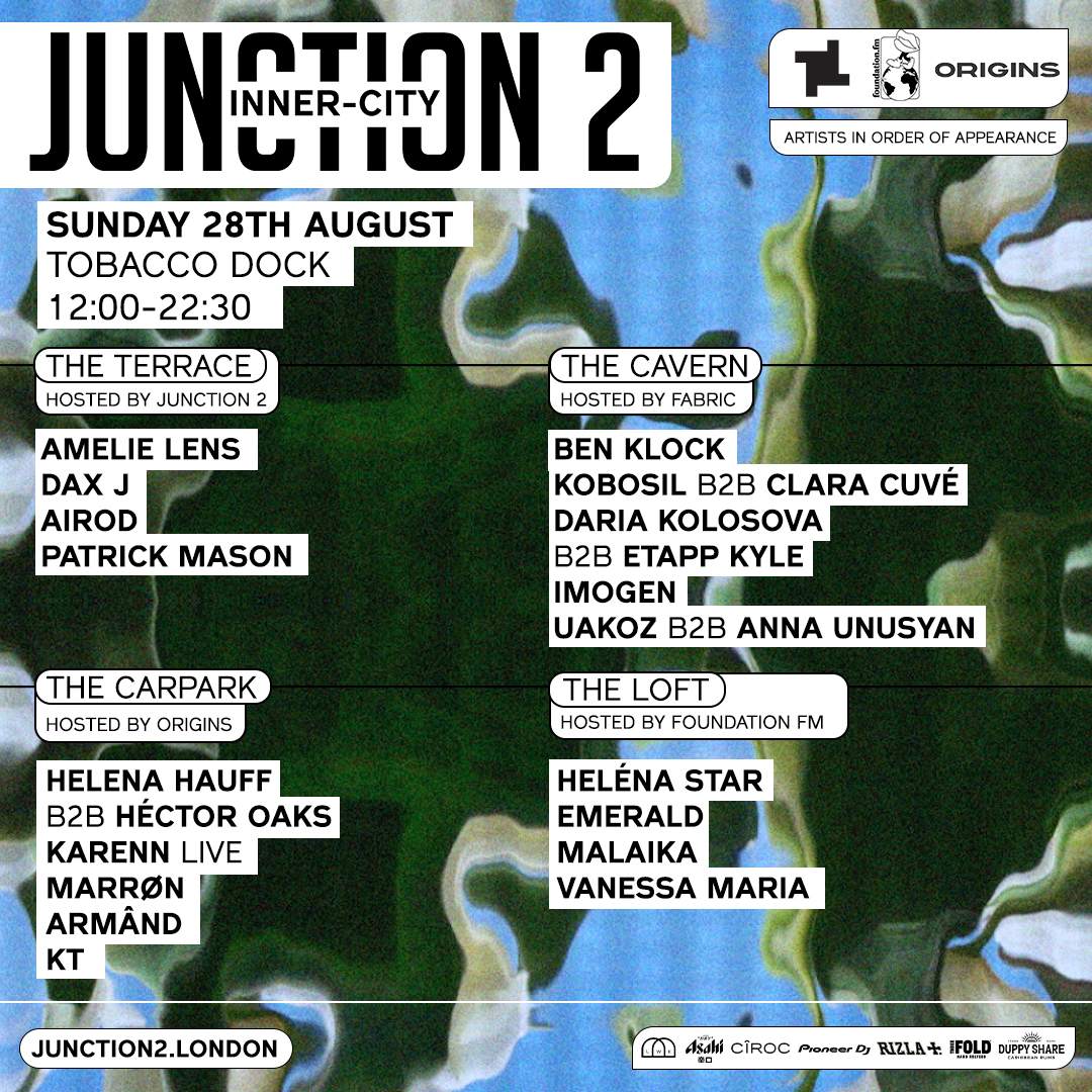 Junction 2 - Inner City: By Day (Sunday) - フライヤー裏