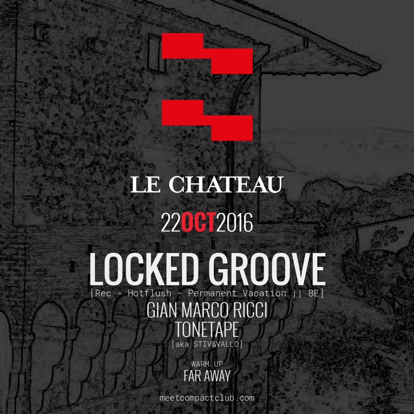 Meet at Le Chateau with Locked Groove - Página trasera