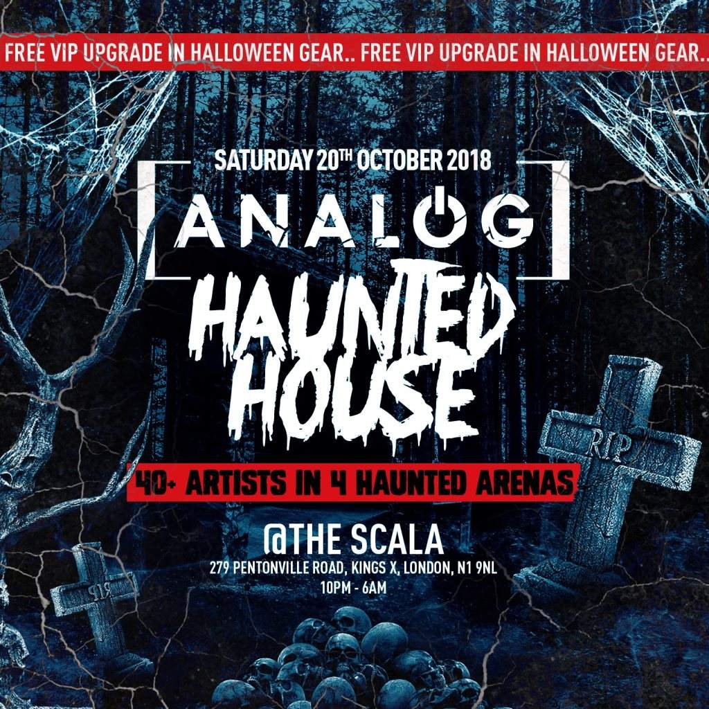 Analog - Haunted House - 40 DJs / 4arenas - Página frontal