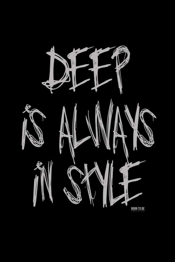 Deep is Always in Style - Página frontal