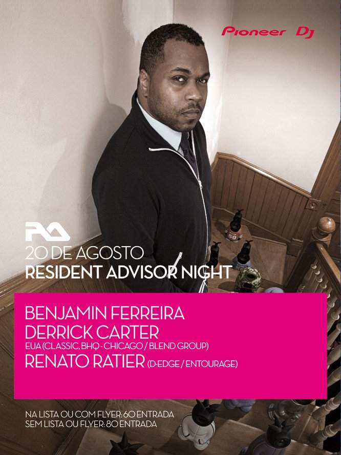 Resident Advisor Night with Derrick Carter - Página frontal