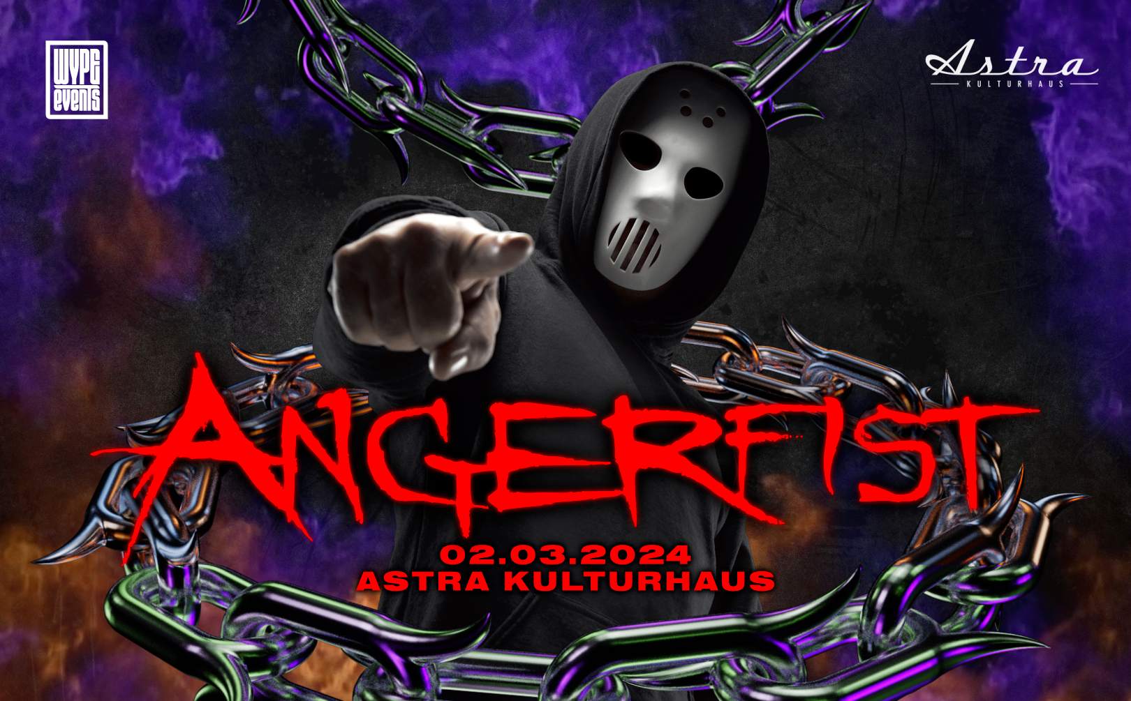 Angerfist Live at Astra Berlin - Página frontal