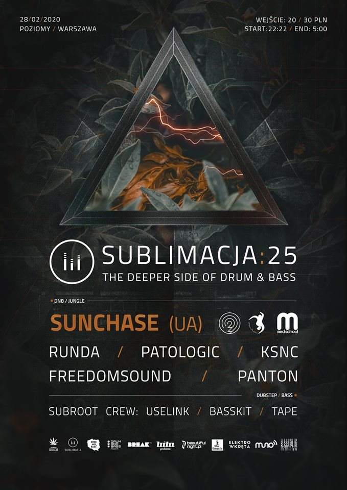 Sublimacja 25 Feat. Sunchase (UE) - フライヤー裏