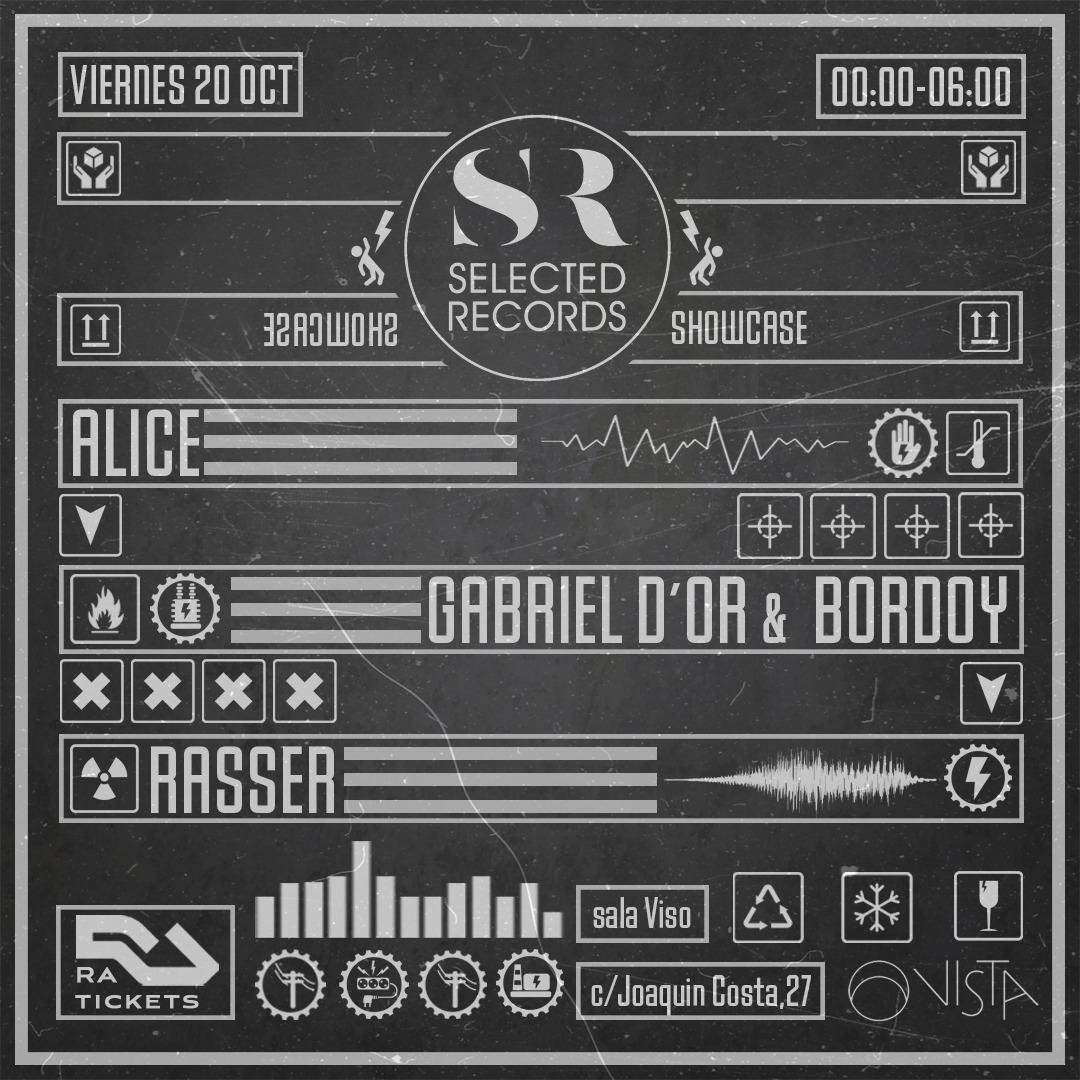 VISTA meets SELECTED RECORDS: Alice + Gabriel D'or & Bordoy + Rasser - Página frontal