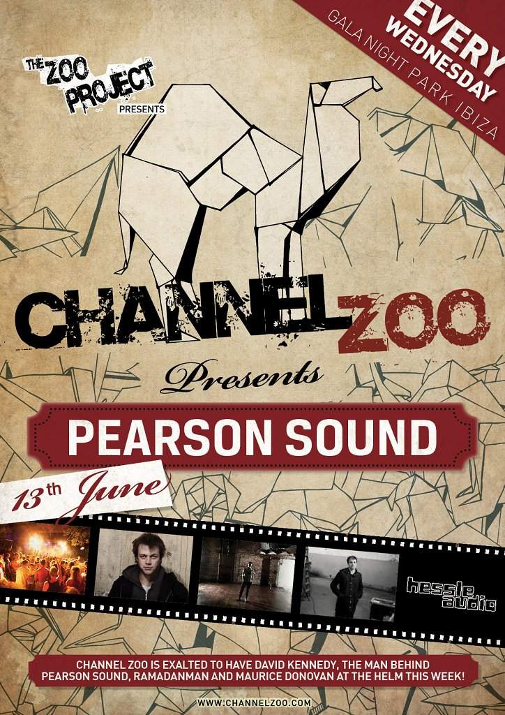 Channel Zoo presents Pearson Sound - Página frontal