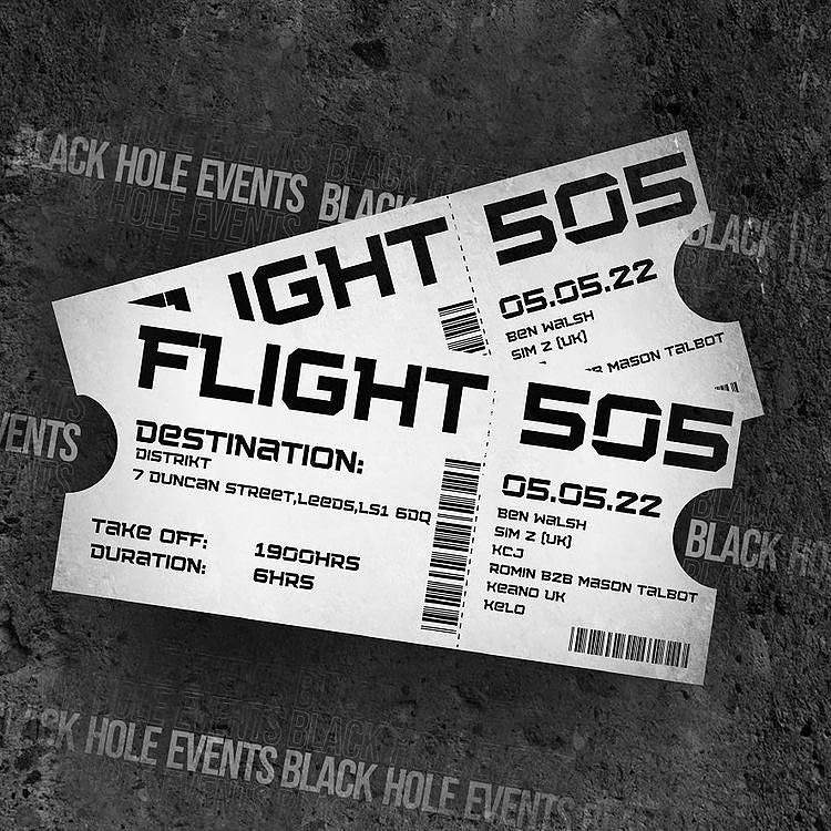 Flight 505 - フライヤー表