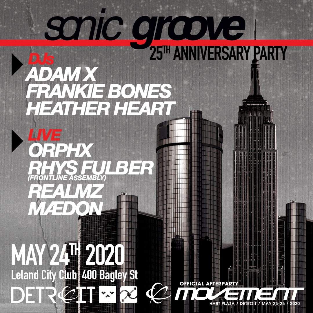 [CANCELLED] Sonic Groove 25th Anniversary Party - Página frontal
