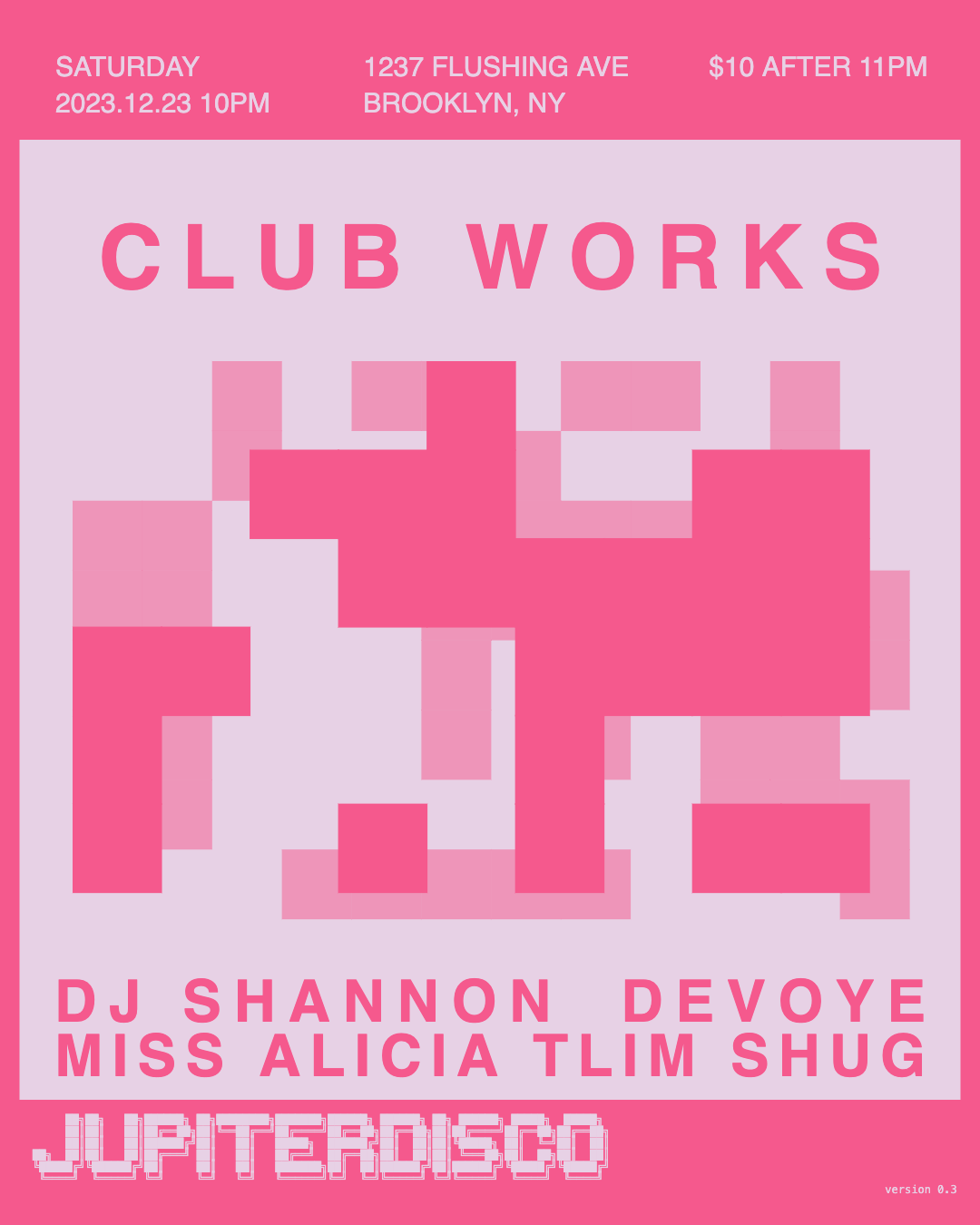 Club Works - Página frontal