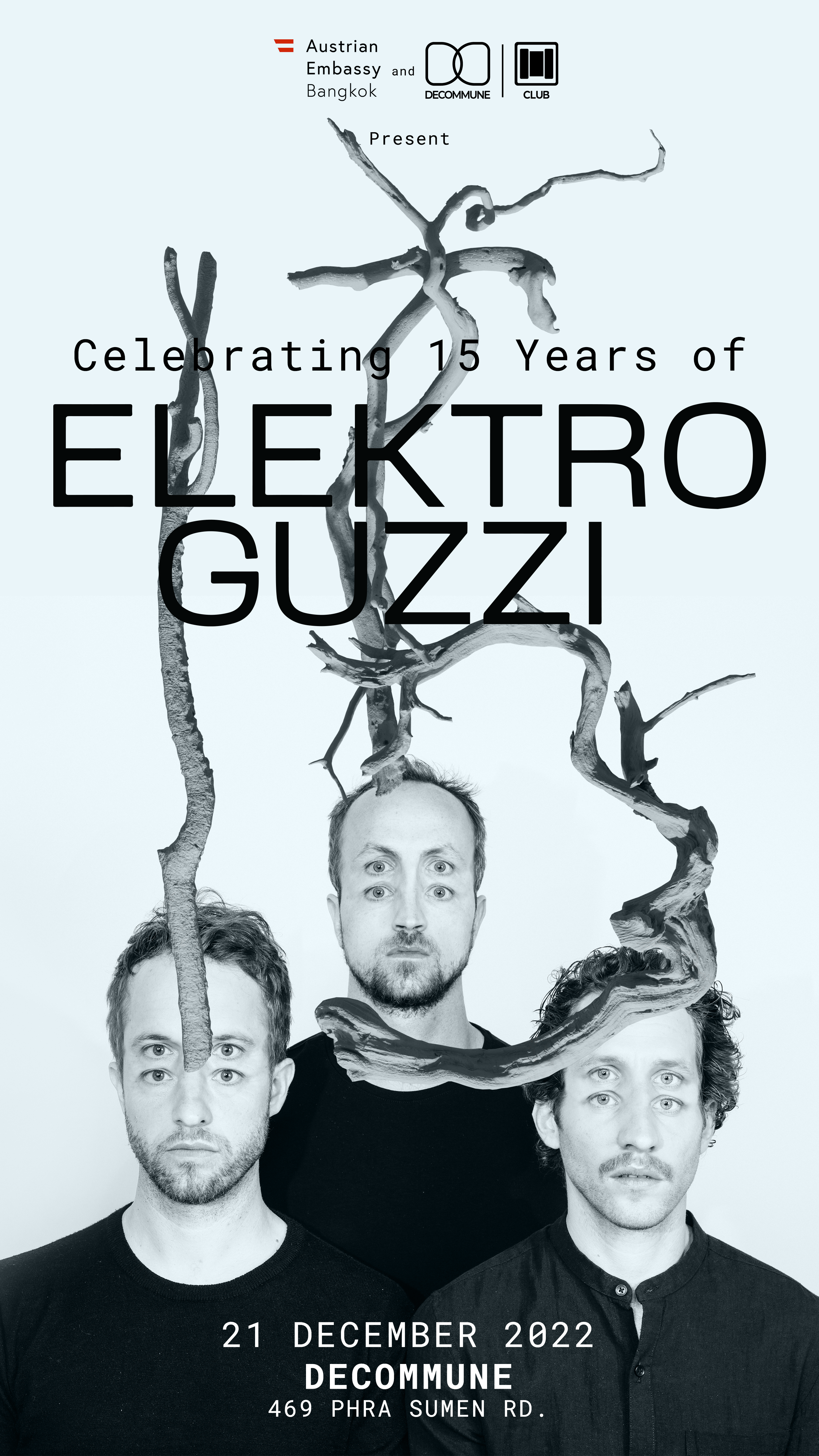 DECOMMUNE CLUB presents: Celebrating 15 Years of Elektro Guzzi - Página frontal