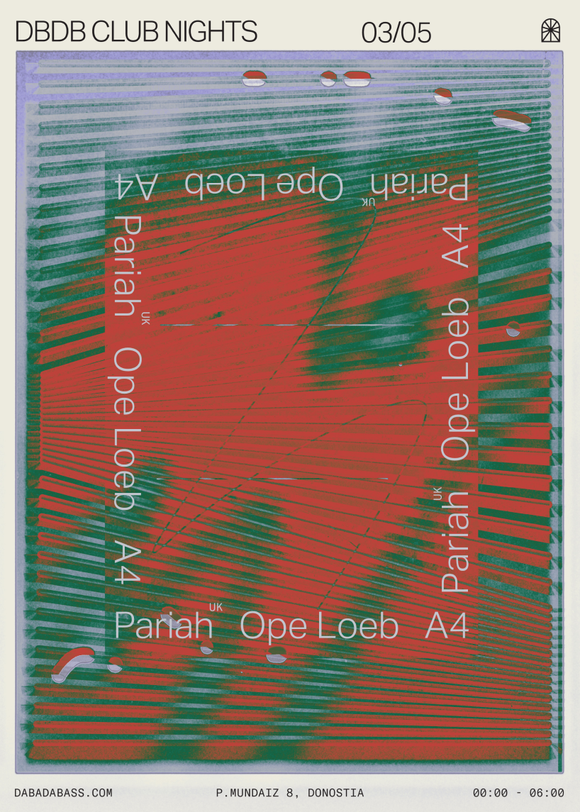 DBDB Club Nights: Pariah + Ope Loeb + A4 - Página frontal