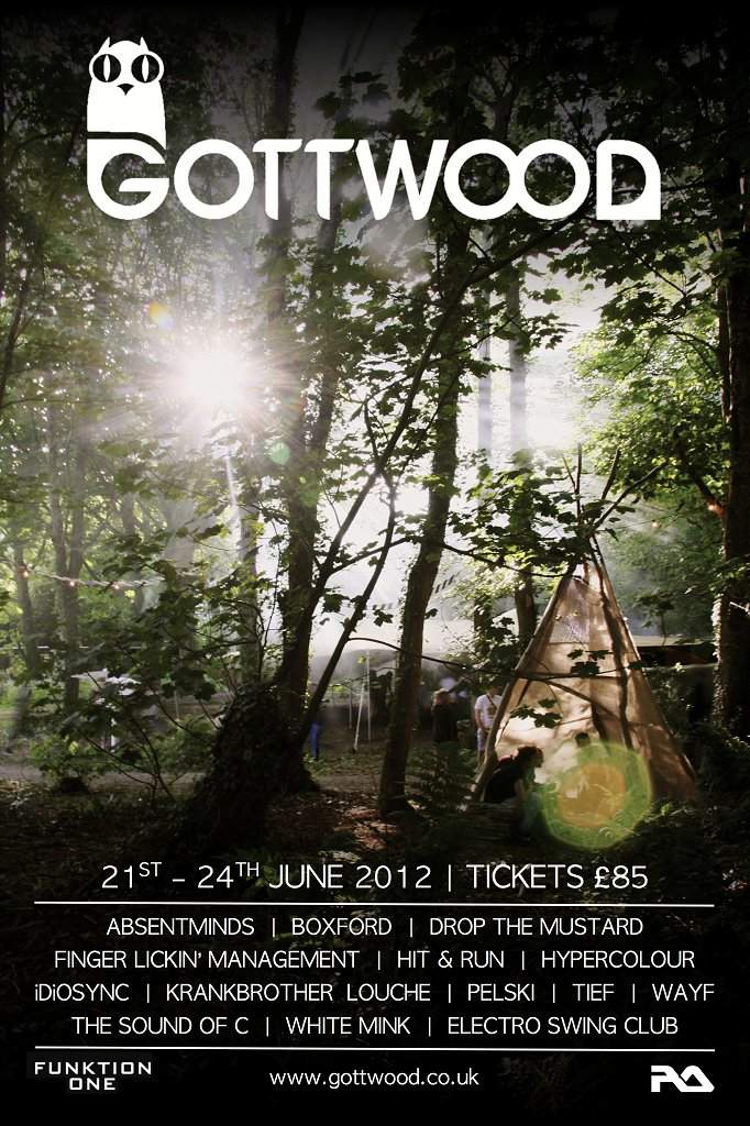 Gottwood Festival 2012 - フライヤー表