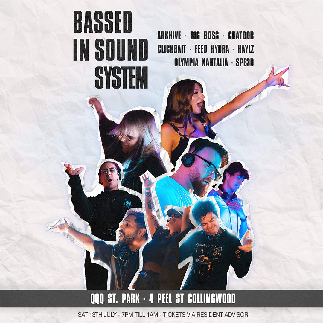 Bassed In. Sound System - DnB, Dubstep & 140 at QQQ. ST Park, Melbourne
