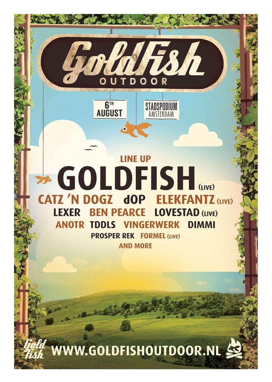 Goldfish Outdoor - フライヤー表