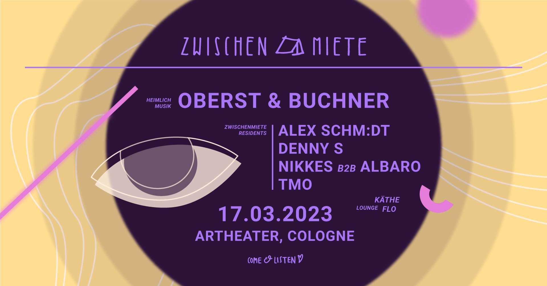 Zwischenmiete Club Edition with Oberst & Buchner - フライヤー裏