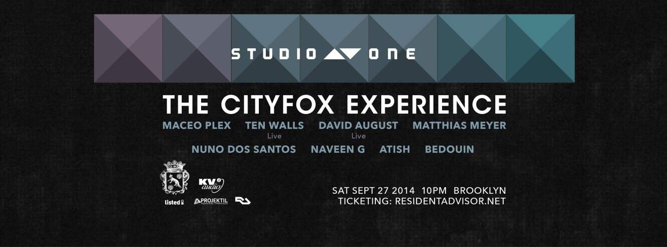 The Cityfox Experience: Studio AV One - Página frontal