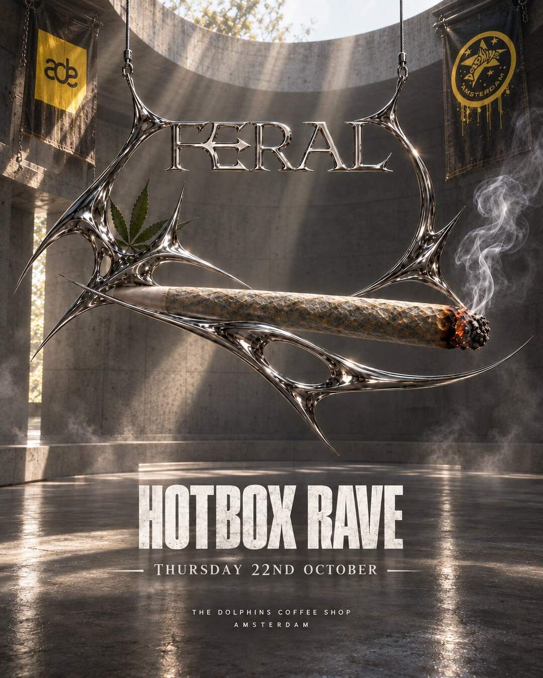 ADE 2026 Coffeeshop Hotbox Rave at The Dolphins, Amsterdam
