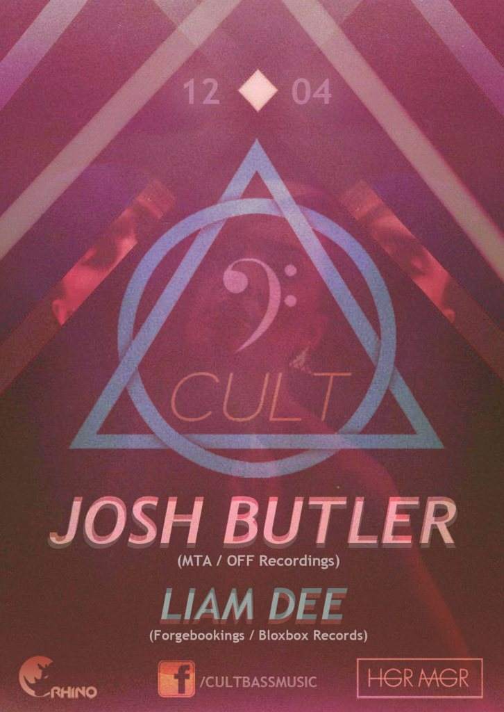 Cult presents - Josh Butler - Liam Dee - South Royston - フライヤー表
