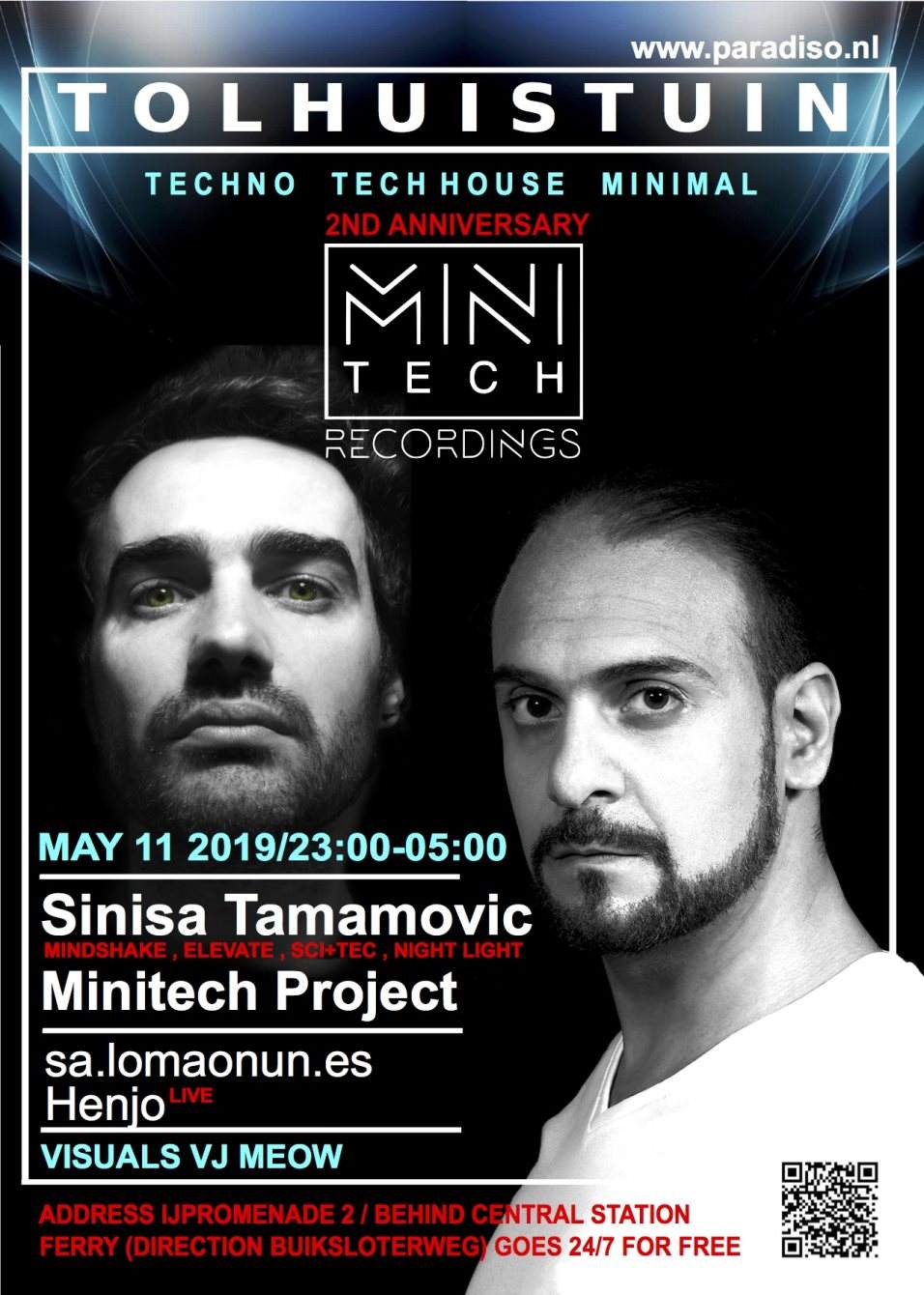 Minitech Recordings Turns 2 with Sinisa Tamamovic (Festival Afterparty) - フライヤー表