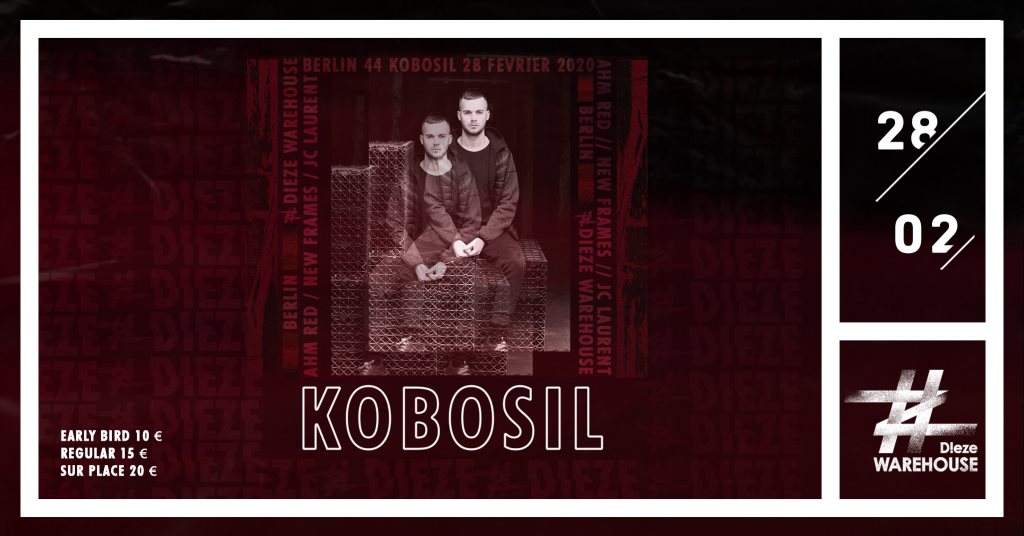 Kobosil, New Frames & Ahm Red B2B JC Laurent - フライヤー表