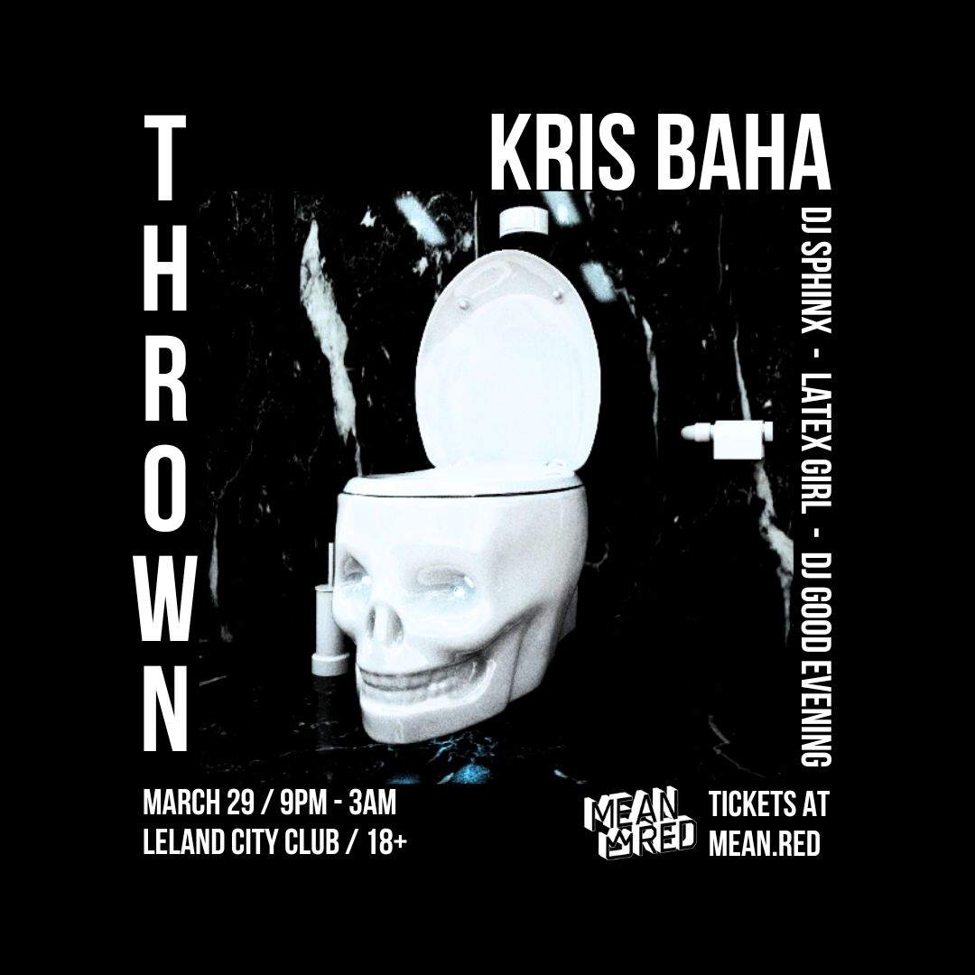 THROWN wsg Kris Baha - Página frontal