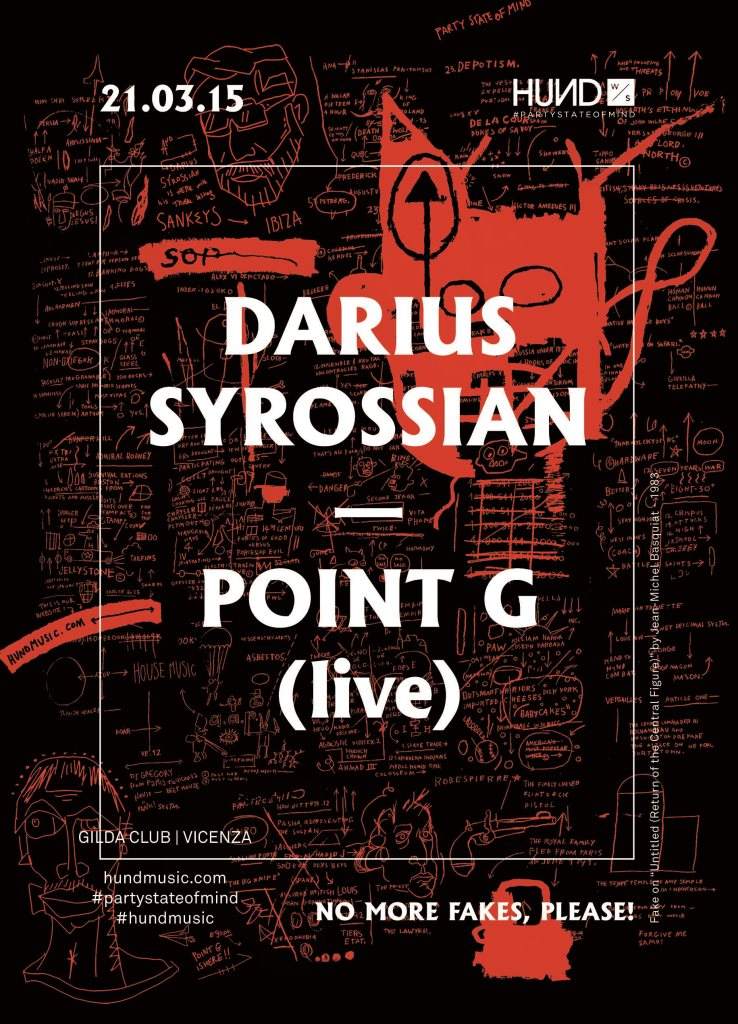 Hund with Darius Syrossian & Point G - Live - フライヤー表