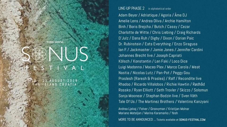 Sonus Festival 2018 - Página frontal