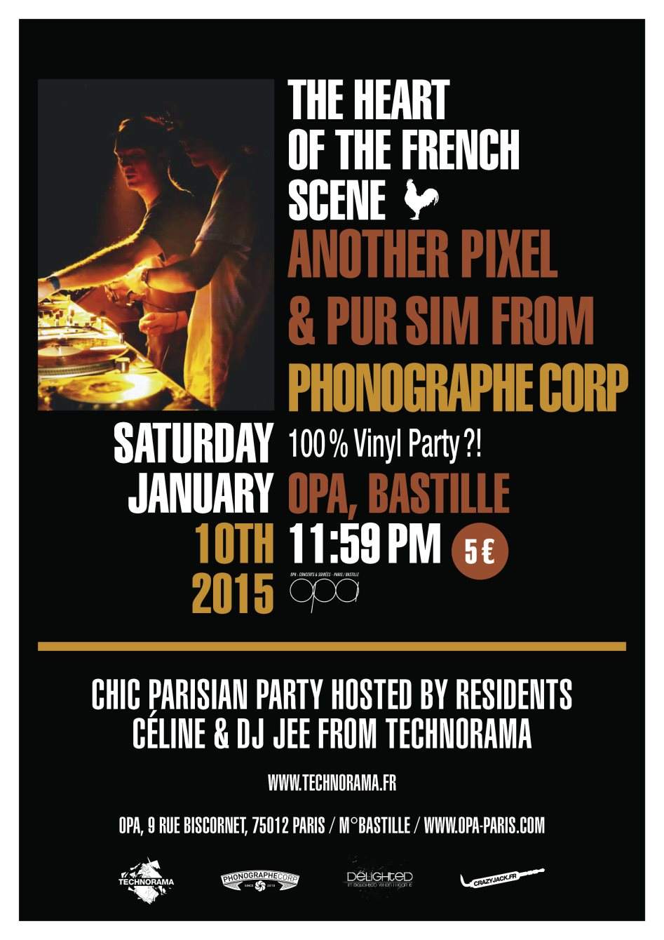 The Heart Of The French Scene: Another Pixel & Pur Sim (Phonographe Corp.), Céline, Dj Jee - Página frontal