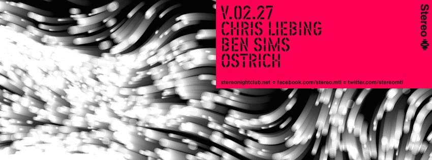 Chris Liebing - Ben Sims - Ostrich - Página frontal