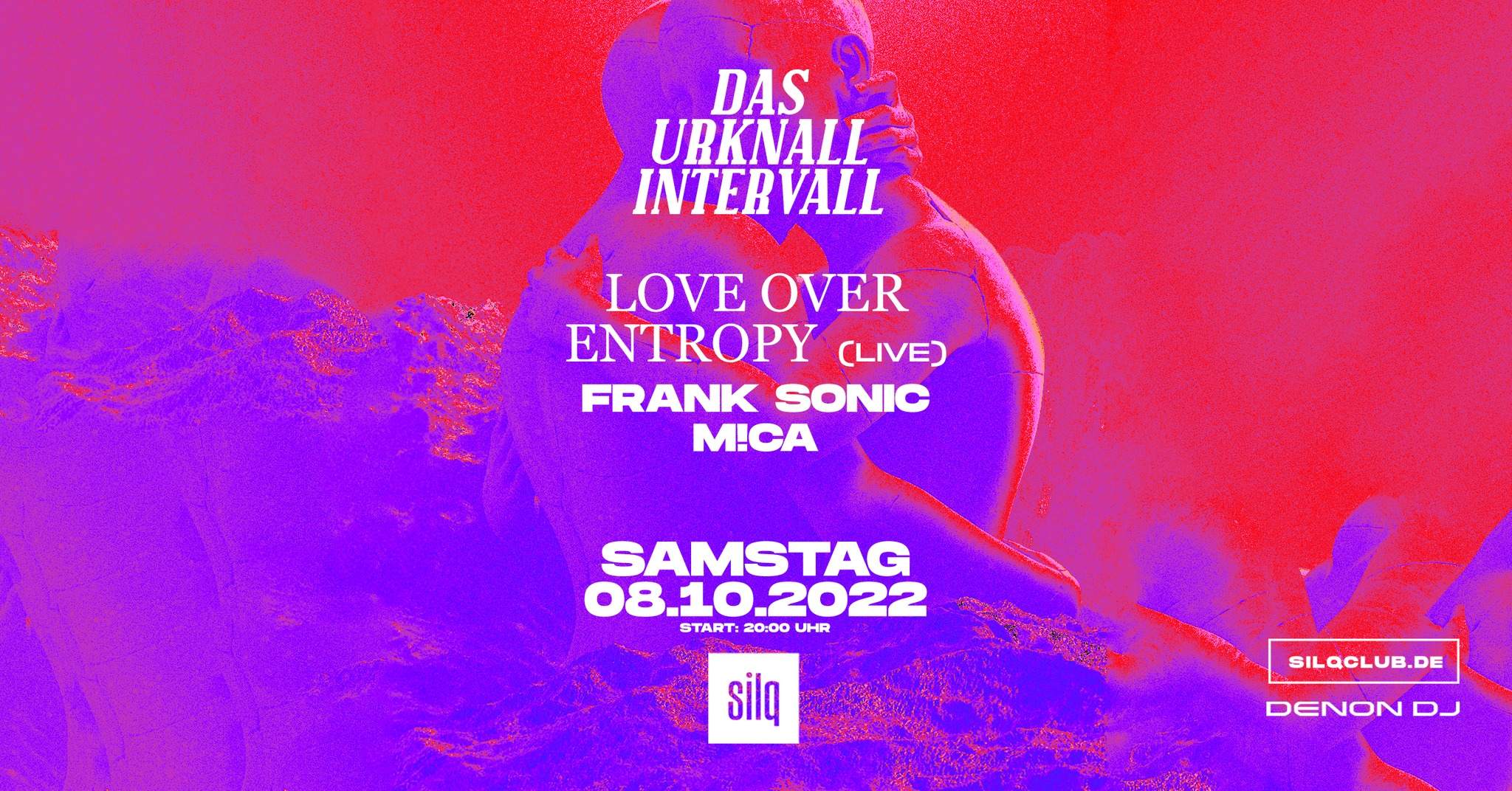 Das Urknall Intervall with Love Over Entropy, Frank Sonic, M!ca - Página frontal