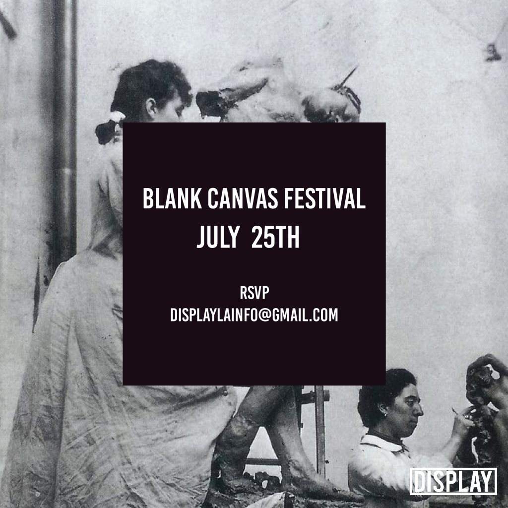 Blank Canvas Festival - Página frontal